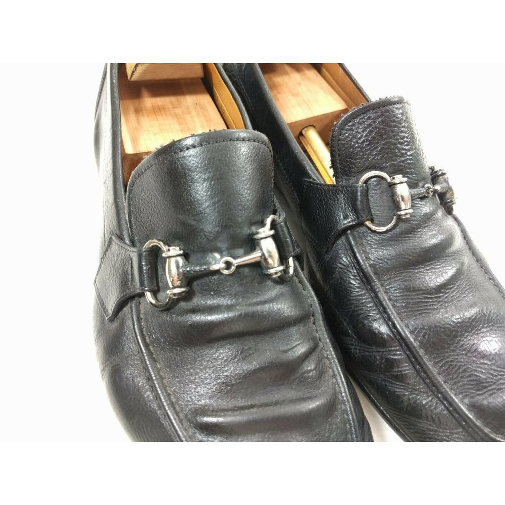 Magnanni 11631 Men Sz 12 M Black Pebbled Leather - Picture 7 of 11